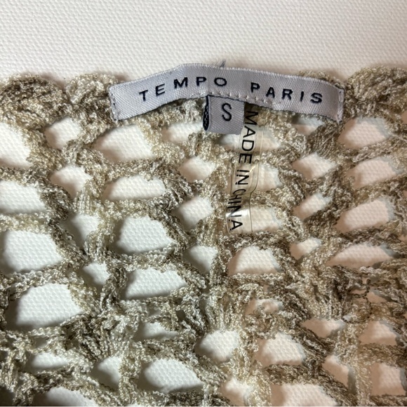Boho Asymmetrical Crochet Tempo Paris Top - Picture 3 of 9